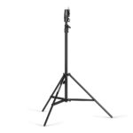 Manfrotto 008BSU schwarzes Stahl-Cine-Lampenstativ