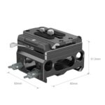 SmallRig Lightweight Baseplate with Dual 15mm Rod Clamp (magnesium alloy version) 3067 – Bild 5