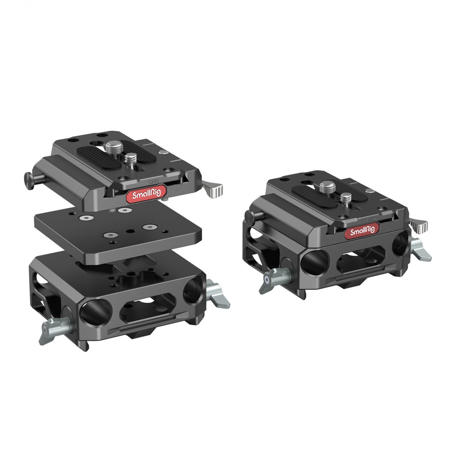 3067-c-6.jpg SmallRig Lightweight Baseplate with Dual 15mm Rod Clamp (magnesium alloy version) 3067 – Bild 1