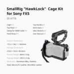 SmallRig "Hawklock" Cage Kit for Sony FX5 6778 – Bild 6