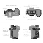 SmallRig “Black Mamba” Camera Cage for Canon EOS R6 Mark II 4161 – Bild 3