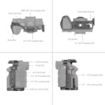 SmallRig HawkLock Quick Release Advanced Cage Kit for Sony Alpha 7R V / Alpha 7 IV / Alpha 7S III 4539 – Bild 4