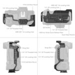 SmallRig Cage for Canon EOS R5 Mark II with Battery Grip BG-R20 5623 – Bild 3