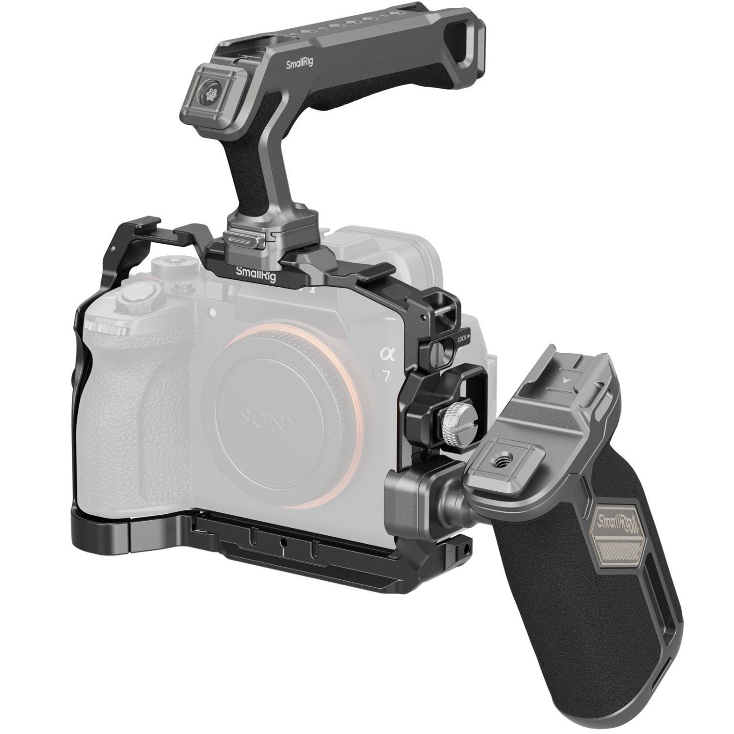 6028-1jpg.jpg SmallRig Advanced "HawkLock" Cage Kit for Sony Alpha 7 V / 7R V / 7 IV 6028 – Bild 1