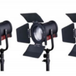 SWIT FL-C60D 3KIT | Set of 3 x 60W LED Spotlight, 25000lux, V-Mount, DMX