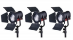 SWIT FL-C60D 3KIT | Set of 3 x 60W LED Spotlight, 25000lux, V-Mount, DMX