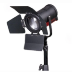 SWIT FL-C60D(Pole) KIT | 60W Super-Bright COB LED Spotlight with Pole Yoke, V-Mount, DMX