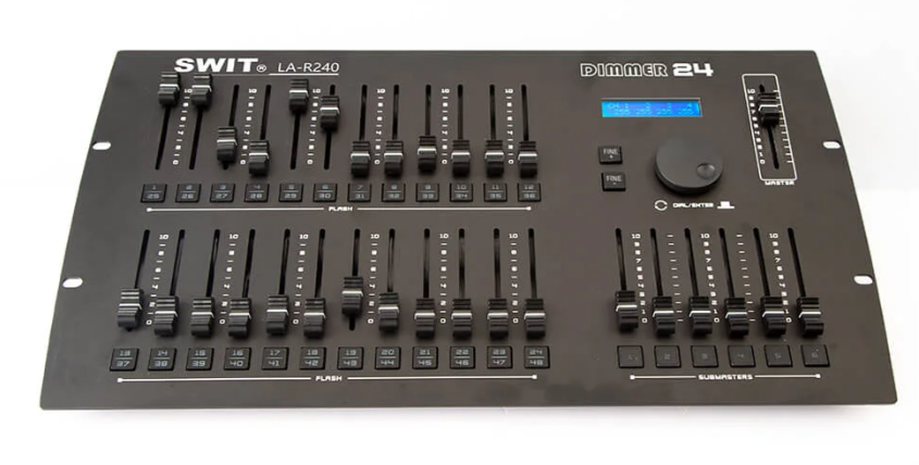 capture-312.png SWIT LA-R240 | 24-Channel Cascadable DMX Light Console – Bild 1