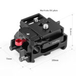 SmallRig Baseplate for BMPCC 4K (Manfrotto 501PL Compatible) 2266 – Bild 3
