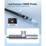 K&F Endoscope Dual Lens Inspection Camera 1080P HD Borescope, 5m – Bild 2