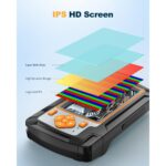 K&F Industrial Endoscope Dual Lens Inspection Camera 5.5mm with Metal Cable and 4.3' IPS Hard Screen, 8 LED Lights Hydro Camera, 20M – Bild 6