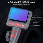 K&F K&F Concept industrial endoscope dual-lens inspection camera 1080P HD endoscope 4.3-inch screen – Bild 6