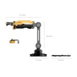 SmallRig mini Shock Absorber Arm for DJI Osmo Pocket 3/GoPro HERO13/Insta360 X4 (BumbleBee Ed.) 5528 – Bild 6
