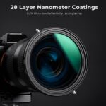 K&F 86MM XB42 Nano-X CPL+Variable/Fader NDX ND2~ND32,Waterproof, Anti Scratch, Green Coated – Bild 5