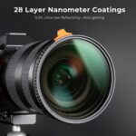 K&F 105MM XV56 Nano-X Slim Variable/Fader NDX, HD, ND2~ND400, Waterproof, Anti Scratch, Green Coated – Bild 6
