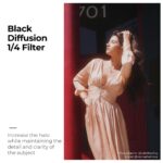 K&F 100*100*2mm,Square Filter Black Mist 1/4, Optical glass, HD, Scratch-Resistant, Anti-Reflection – Bild 3