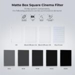 K&F Black Mist 1/4 Filter 4"x5.65" Dreamy Effect Cinema Square Filter Compatible with Tilta and Smallrig – Bild 3