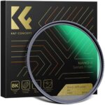 K&F 95MM Nano-X Black Mist Filter 1/4, HD, Waterproof, Anti Scratch, Green Coated