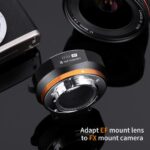 K&F Concept Auto focus electronic lens adapter EF/EF-S-FX – Bild 8