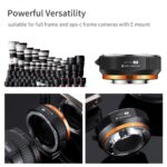 K&F Concept Auto focus electronic lens adapter EF/EF-S-FX – Bild 7