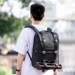 K&F Concept Camera Backpack, Lightweight Camera Bags for Photographers Large Capacity Camera Case with Rain Cover for 15.6 Inch Laptop, DSLR Cameras ( All Black ) – Bild 2