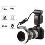 K&F KF150 TTL Marco Ring Flash for Nikon GN14 – Bild 2