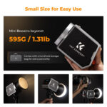 K&F 60W COB photography light, dual color temperature display index ≥97 with built-in 4500mAh battery – Bild 4