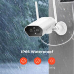 K&F WIFI solar security camera outdoor camera 2K Ultra HD picture Audible alarm IP66 – Bild 6