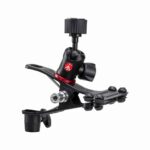 Manfrotto 175F-2 Federklemme mit Zubehörschuh und Kugelkopf