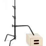 Avenger C-Stand 18 with sliding leg in black finish