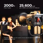 Knowled MG4K G-mount Bi-color COB light with paper box – Bild 6