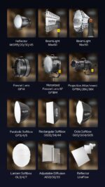 Knowled MG4K G-mount Bi-color COB light with paper box – Bild 10