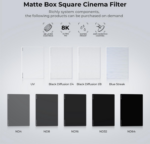 K&F Black Mist 1/8 Filter 4"x5.65" Dreamy Effect Cinema Square Filter Compatible with Tilta and Smal – Bild 3
