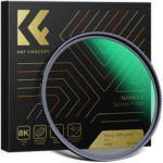 K&F 86MM Nano-X Black Mist Filter 1/4, HD, Waterproof, Anti Scratch, Green Coated