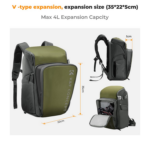 K&F Backpack 25L Nature Wander 01(Green) – Bild 3