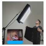 SIRUI A200B Bi-Color selbstaufblasbare LED-Leuchte mit Grid (200 W) - geöffnete Verpackung – Bild 2