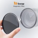 K&F 72mm Magnetic 3pcs Filter Kit, MCUV+CPL+ND1000+Filter – Bild 2
