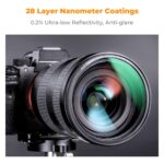 K&F 82mm Magnetic 3pcs Filter Kit, MCUV+CPL+ND1000+Filter Ring, HD, Waterproof, Anti Scratch, Green – Bild 6