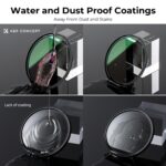 K&F 72mm Magnetic 3pcs Filter Kit, MCUV+CPL+ND1000+Filter – Bild 5