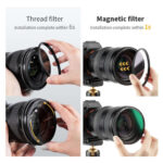 K&F Concept Nano-X Magnetic Black Mist Filter 1/8 with Adapter Ring & Lens Cap (82mm) – Bild 8