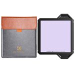 K&F 100*100*2mm Anti-light Pollution Square Filter with Protective Frame, HD Optical Glass Waterproo