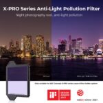 K&F 100*100*2mm Anti-light Pollution Square Filter with Protective Frame, HD Optical Glass Waterproo – Bild 2