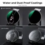 K&F 82mm Lens ND Filter Kit ND4+ND8+ND64+ND1000 Nano-X – Bild 7
