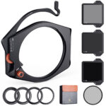 K&F Square Filter Holder System Pro Kit (Holder+95mm CP+Square ND1000+ND8+ND64+4 Rings)