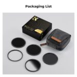 K&F 77MM, Magnetic 5pcs Filter Kit,GND8+ND8+ND64+ND1000+Magnetic Adapter Ring – Bild 7