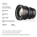 Meike Cine Lens 85mm T2.2 for Sony E Mount – Bild 3