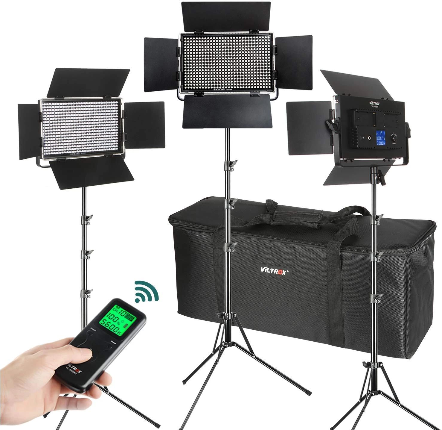 syntex-viltrox-vl-40t-3pack-main-01.jpg Viltrox VL-40T (3 pcs LED Light Set) – Bild 1