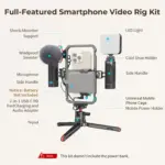 SmallRig All-in-One Video Kit For Smartphone with Audio and Lighting System 3384D – Bild 2
